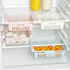 Refrigerator Drawer OrganizerEgg, Fruit, Vegetable, Meat, Fit All Fridge Shelves Under