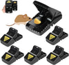Mouse Trap Mice Catcher High Quality Plastic Reusable Convenient Effective Black Stainless-Steel Springs Rat Killer For Households