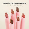 Dragon Ranee 2 Color Eyeshadow Stick - Dual Shade Makeup Pen Double Color Shimmer Matte Eye Shadow Cosmetics For Women Beauty Smooth Blend