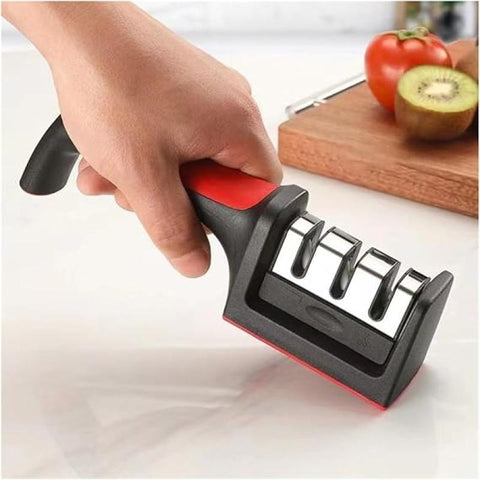 Household Knife Sharpener Kitchen Multi Functional Three Section Cutter Diamond Cutter Sharpening