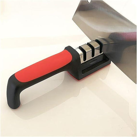 Household Knife Sharpener Kitchen Multi Functional Three Section Cutter Diamond Cutter Sharpening