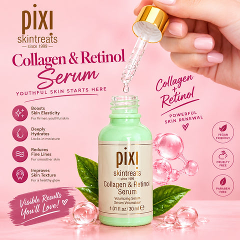 Pixi Collagen And Retinol Serum For Glowing Skin - 30ml