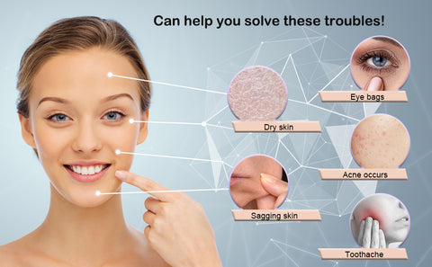 Silicone Ice Cube Roller Massager for Face Eyes and Neck Naturally Conditioning and Skin Care De Puff Eye Bags Reduce Migraine Pain Reusable Massage Silicone Ice Mold