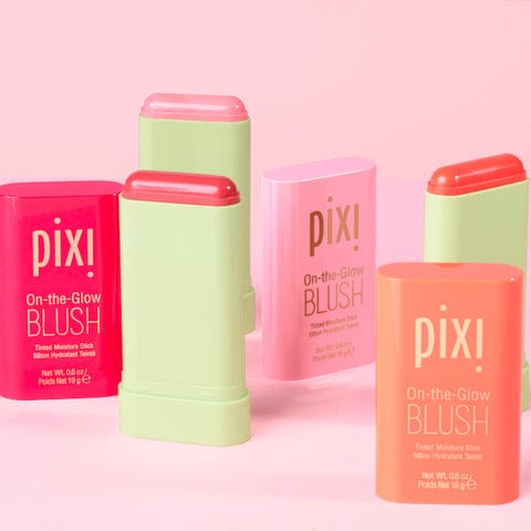 Pixi On-The-Glow Blush Sticks - Beauty Accessory Designed For Cheek Enhancement And Daily Makeup Routine - pack of 3