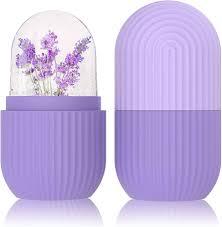 Silicone Ice Cube Roller Massager for Face Eyes and Neck Naturally Conditioning and Skin Care De Puff Eye Bags Reduce Migraine Pain Reusable Massage Silicone Ice Mold