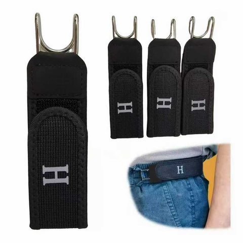 Adjustable Belt Buckle (Pack of 2 Pcs) – Premium Metal Automatic Slide Buckle Set